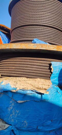 柳州库存钢丝绳回收钢丝绳回收,纯新钢丝绳