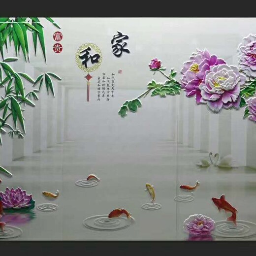 扬州吊顶图案3D/5D背景墙批发价格