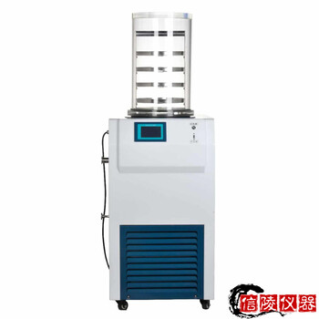 信陵仪器实验型冻干机,LGJ-10挂瓶压盖型冷冻干燥机益生菌冻干机