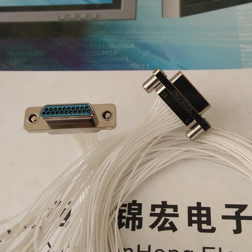 内蒙古兴安盟生产J30J压接带电缆矩形连接器