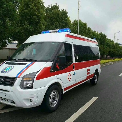 贵州本地医院120救护车样式优雅,私人长途救护车