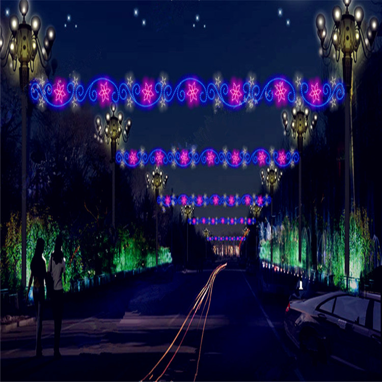 1.8米60W众熠街道装饰亮化动感艺术灯,跨街过街灯
