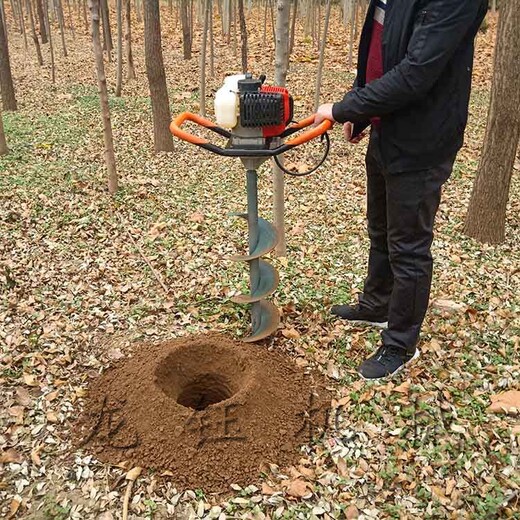 龙钰手提式挖坑机,轻便式植树挖坑机