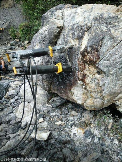 采石场哪种方式开采石头产量高静态液压技术产品性能,液压劈裂棒