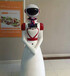 智能女神送餐机器人酒店餐厅饭店展会传菜端菜迎宾服务一体机器人
