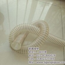 天津吸尘管聚鑫橡塑图透明螺旋钢丝吸尘管