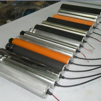广州电动滚筒厂家直流24伏电滚筒包胶三相380伏压槽电滚筒