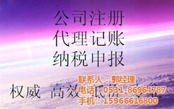 平阴县注册营业执照_丁乙记账_无地址无资金注册营业执照图片0