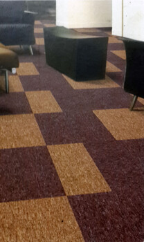世霸方块地毯办公环保沥青无纺布底会议室地毯