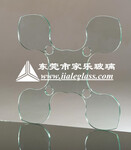 东莞家具玻璃定制/水切割开孔玻璃/车花玻璃/CNC磨边玻璃