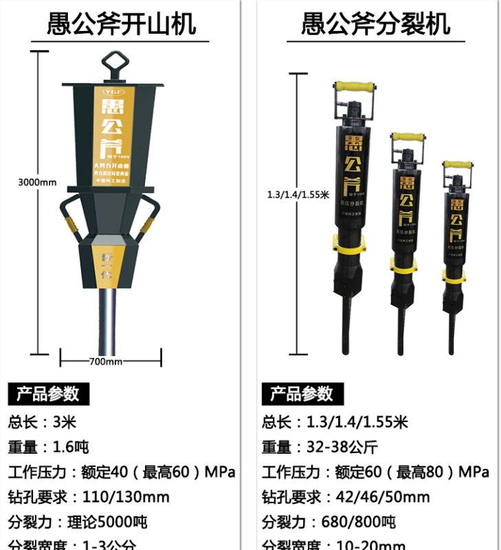 （迁安岩石石头破开机、、|24小时售后）