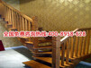 合肥甘林木制品出售专业的原木楼梯-原木玻璃楼梯