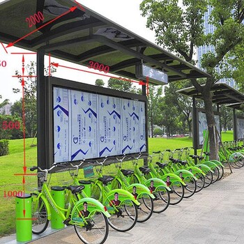 洛阳自行车棚-供应使用安全的自行车棚