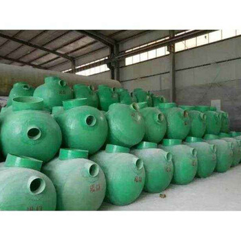 廠家100立方玻璃鋼纏繞化糞池大型工業(yè)玻璃鋼化糞池現(xiàn)場