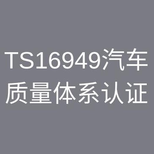 TS16949认证资料  可靠 值得选择