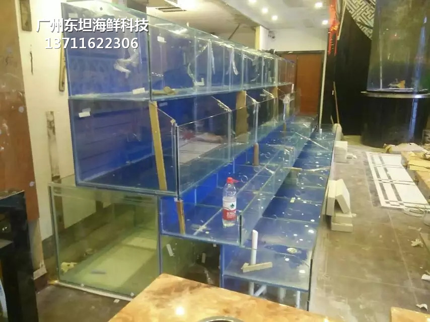 广州荔湾海鲜鱼缸定做
