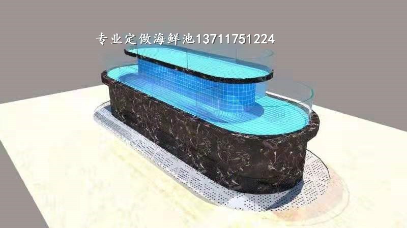 广州石基定做海鲜池价格