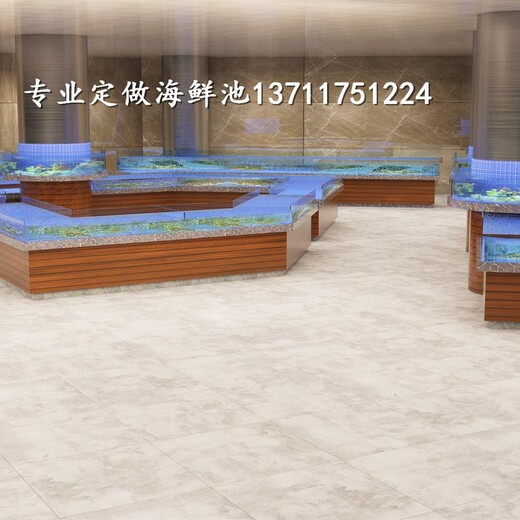 广州谢村定做海鲜池 海鲜市场海鲜池定做