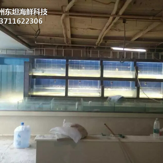 广州荔湾玻璃海鲜池用什么材料 玻璃海鲜池