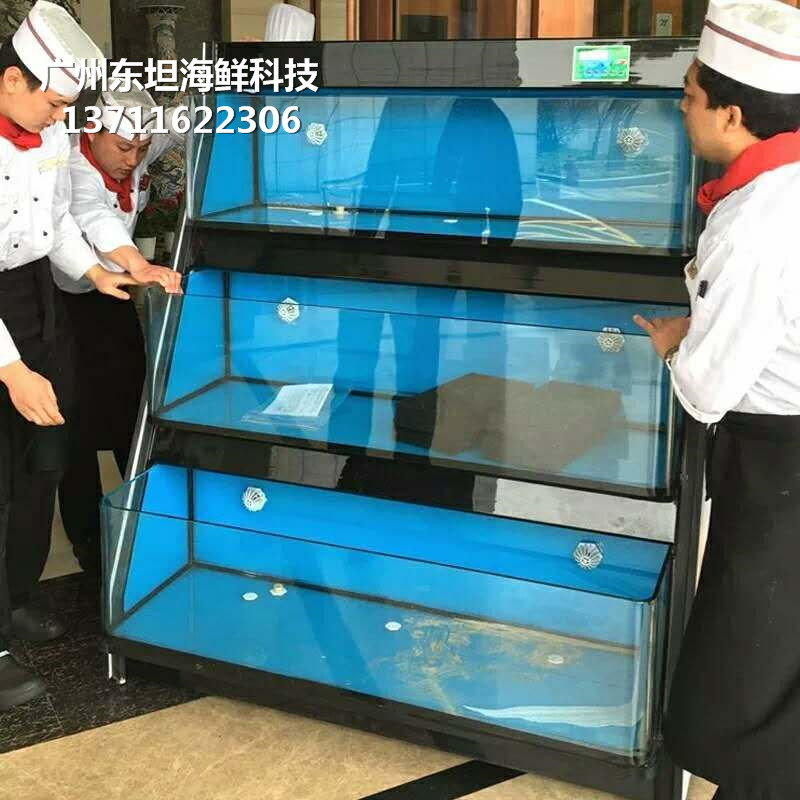 东莞企石海鲜鱼缸马赛克包边 饭店海鲜池