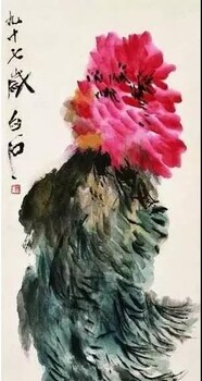 齐白石98岁画了张画，可称“天爵”！