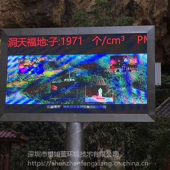广西林区大气负氧离子浓度在线监测仪带LED大屏