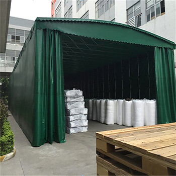 湖南湘阴仓库推拉雨篷大型物流推拉棚推拉式雨棚推拉活动棚厂家