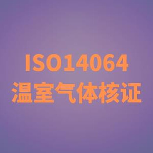 上海哪里可以做ISO14064温室气体核查 一对一服务