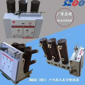VS1户内高压真空断路器固定式断路器厂家供应