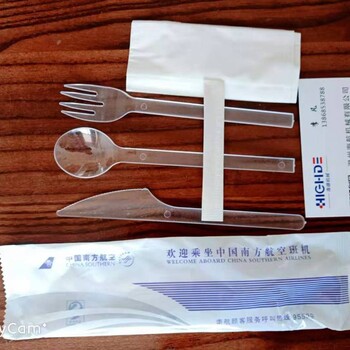 浙江海航可定制全自动纸巾刀叉勺自动包装机套装刀叉勺包装机