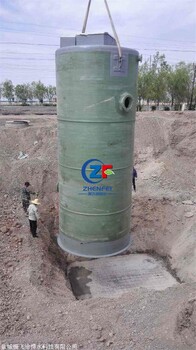 雨水提升泵站玻璃鋼筒體直徑3800mm