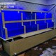 广州海珠定做海鲜市场玻璃鱼池图