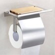 304不锈钢能放手机钥匙的纸巾盒平板上能放手机的纸巾盒卷纸器镜光面