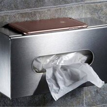 长方形304不锈钢面抽纸巾盒25x13x75cm餐桌使用抽纸器佳悦鑫厂家直销做工质量好价格优惠图片