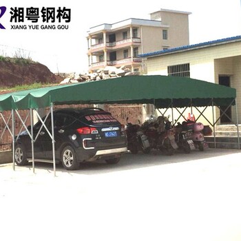 潮州湘桥PVC帆布排挡雨棚阻燃布移动车棚潮州枫溪电动喷漆房厂家