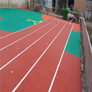 淄博承建幼儿园橡胶地面幼儿园塑胶跑道儿童活动弹性地垫