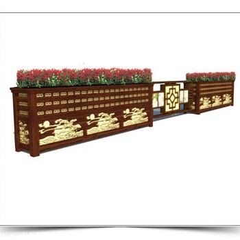 供應(yīng)海波品牌黑龍江花箱護(hù)欄-黑龍江花箱定制