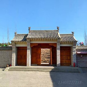 北京樣式祠堂農(nóng)村戲臺修建農(nóng)村祠堂設(shè)計仿古家廟施工