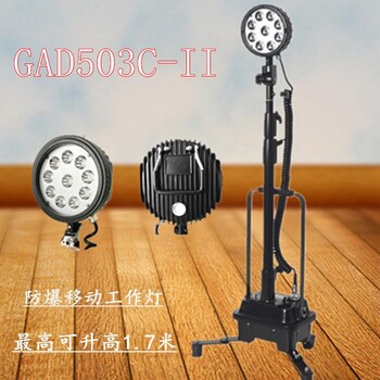 華榮GAD503C-II防爆移動(dòng)檢修燈強(qiáng)光工作燈 LED升降應(yīng)急搶修照明燈