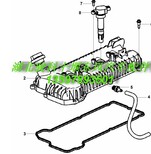 东风途逸缸盖罩点火线圈机油口盖图片0