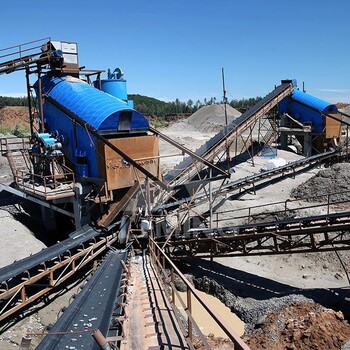 大型矿山生产线 一小时500方石料生产线 简易移动方箱式破碎机