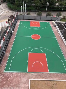 硅PU籃球場-小區(qū)硅PU籃球場