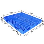 标准尺寸货架行业塑料托盘九脚平板塑料栈板图片0