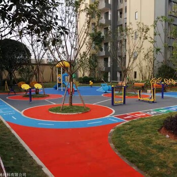 江蘇徐州幼兒園塑膠地坪