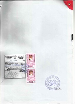莱普斯顿领事认证,巴林注册证书使馆加签