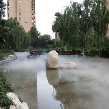 广场公园喷雾造景设备 雾森系统 冷雾降温设备