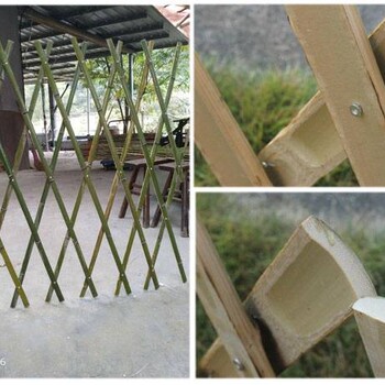 洛阳嵩县pvc护栏花园竹子竿竹篱笆塑钢栅栏