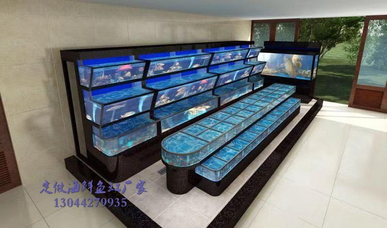 深圳生鲜玻璃鱼缸设计图片
