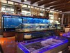 惠州大型玻璃鱼缸制作材料 可移动海鲜池 海鲜池一体机