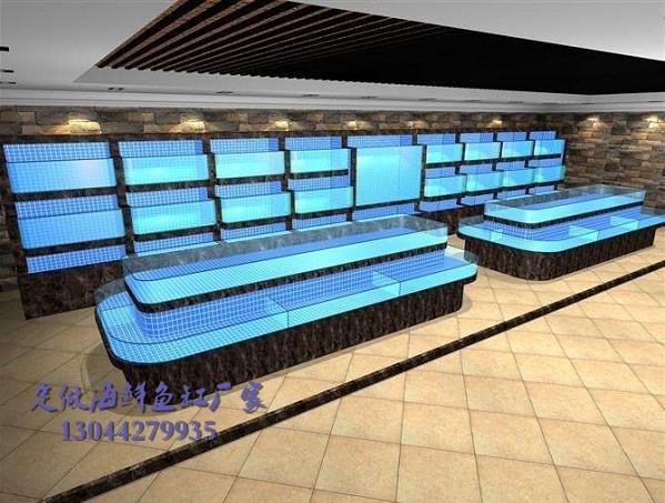 广州饭店玻璃鱼缸设计制作